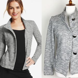 CAbi | Heather Gray Hourglass Sweater Jacket